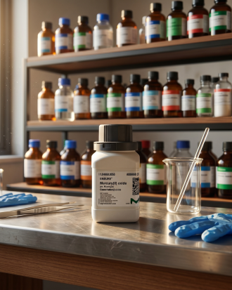 Mercury(II) Oxide EMSURE® 104466 dari Merck/Sigma-Aldrich merupakan reagen analisis berkualitas tinggi untuk kebutuhan laboratorium, penelitian, pendidikan, quality control, dan aplikasi industri. Produk ini memiliki kemurnian tinggi dan cocok digunakan untuk preparasi reagen, penelitian kimia anorganik, serta aplikasi analitik laboratorium profesional.