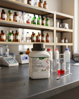 Potassium Hexacyanoferrate(III) EMSURE® Merck 104973 adalah bahan kimia analytical grade berkualitas tinggi untuk kebutuhan laboratorium, penelitian, quality control, pendidikan, dan aplikasi industri. Memenuhi standar ACS dan Ph Eur dengan tingkat kemurnian tinggi untuk analisis yang akurat dan konsisten.