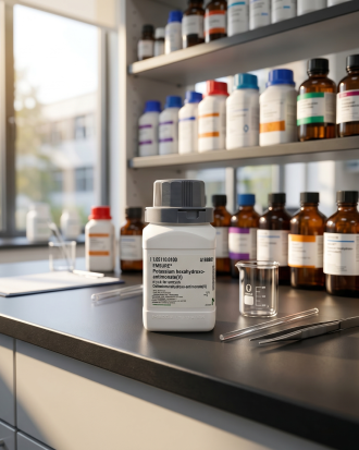 Potassium Hexahydroxoantimonate(V) EMSURE® Merck 105110 adalah bahan kimia analytical grade berkualitas tinggi untuk kebutuhan laboratorium, penelitian, quality control (QC), pendidikan, dan aplikasi analisis kimia profesional. Cocok digunakan sebagai reagent laboratorium untuk analisis unsur, penelitian kimia anorganik, dan aplikasi research institusional.