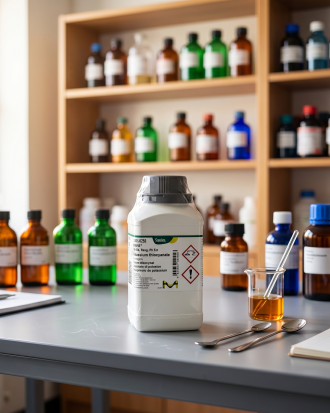 Potassium Thiocyanate EMSURE® Merck 105125 adalah bahan kimia analytical grade berkualitas tinggi dengan standar ACS, ISO Reag., dan Ph Eur untuk kebutuhan laboratorium, penelitian, quality control (QC), pendidikan, dan aplikasi industri. Cocok digunakan untuk analisis kimia, preparasi reagen, titrasi, dan aplikasi research profesional.