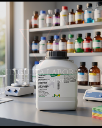 Magnesium Oxide EMSURE® Supelco merupakan bahan kimia laboratorium berkualitas tinggi untuk kebutuhan analisis, penelitian, quality control, pendidikan, dan aplikasi industri. Memiliki tingkat kemurnian tinggi serta stabilitas yang baik untuk penggunaan laboratorium profesional.