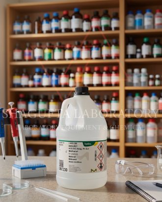 Methanol EMSURE® ACS ISO Reag. Ph Eur Merck Supelco 5L merupakan pelarut analytical grade berkualitas tinggi untuk kebutuhan laboratorium, analisis kimia, research, QC, pendidikan, dan industri. Cocok digunakan untuk preparasi sampel, sintesis, analisis instrumental, dan berbagai aplikasi laboratorium profesional.
