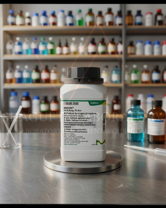 Supelco EMSURE® Di-Sodium Hydrogen Phosphate Anhydrous grade ACS dan Reag. Ph Eur untuk kebutuhan laboratorium, penelitian, quality control, pendidikan, dan aplikasi industri. Reagen berkualitas tinggi dengan kemurnian stabil dan performa optimal untuk aplikasi buffer serta analisis kimia.
