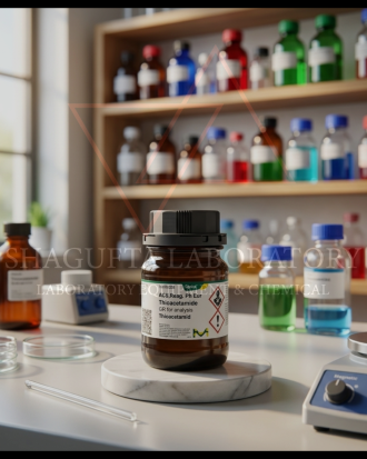 Supelco Thioacetamide 108170 ACS Reag. Ph Eur merupakan bahan kimia laboratorium analytical grade berkualitas tinggi untuk kebutuhan analisis kimia, penelitian, quality control, preparasi reagen, dan aplikasi laboratorium profesional. Cocok untuk laboratorium industri, pendidikan, farmasi, dan institusi penelitian.