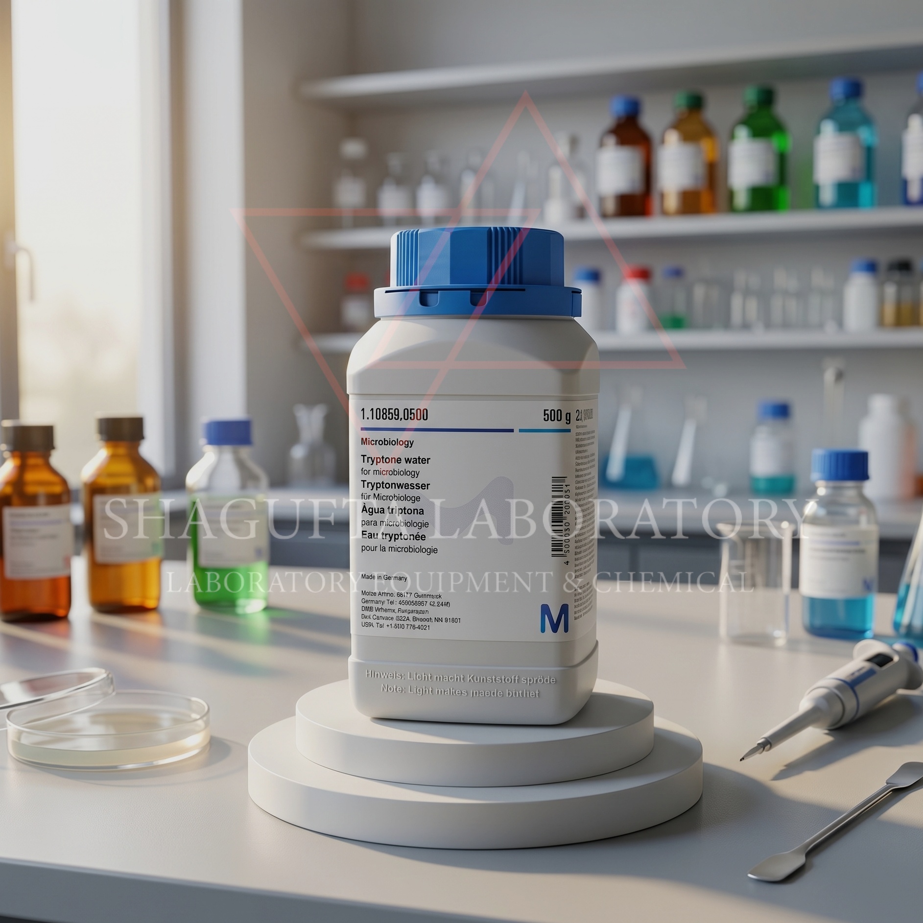 Merck Millipore 1108590500 Tryptone Water for Microbiology 500g Culture Media