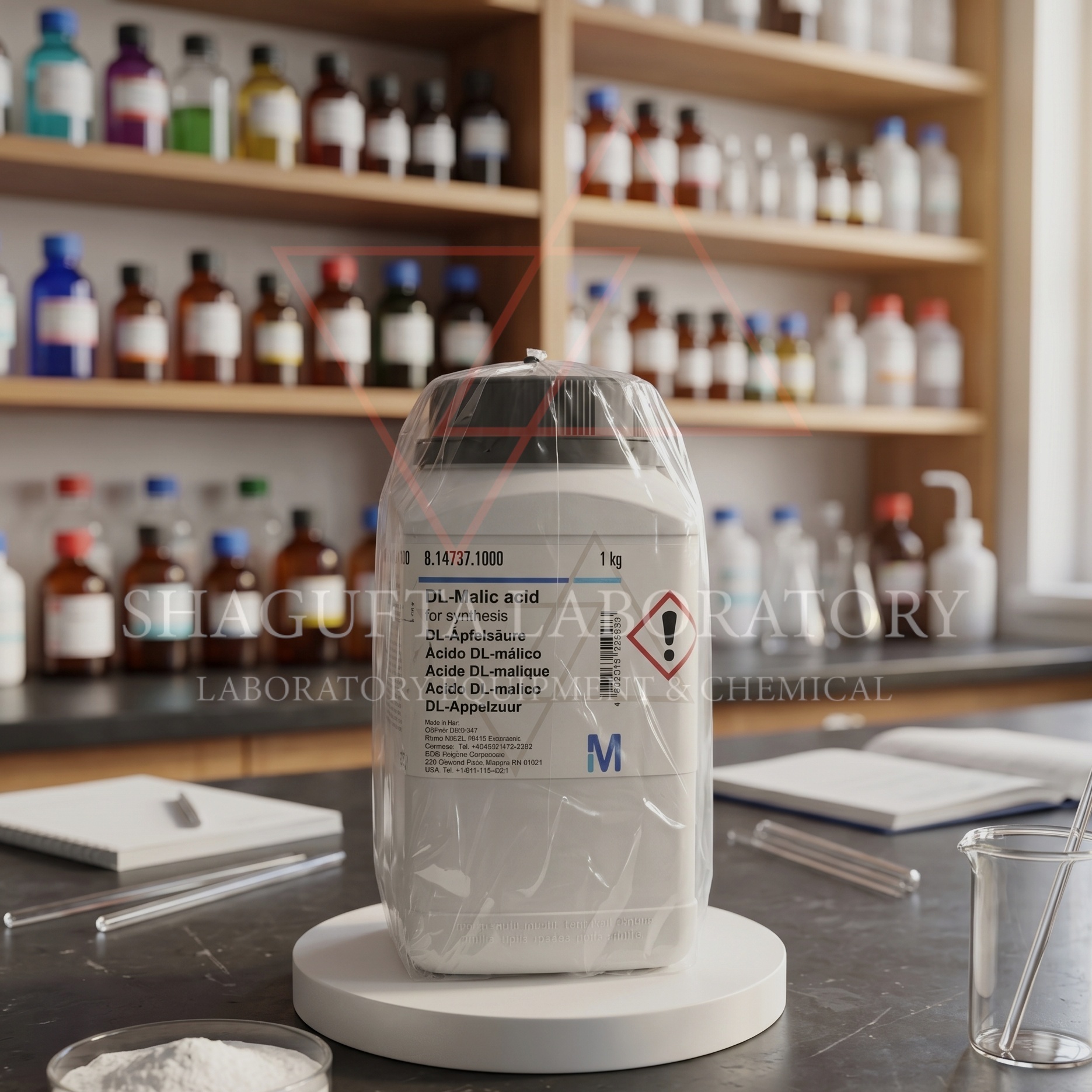 DL-Malic Acid for Synthesis Merck 25GR 814737 | Asam DL-Malat Reagent Laboratorium (REPACK)