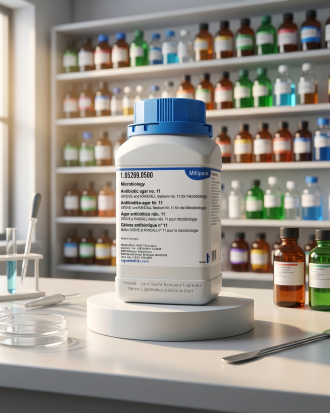 Antibiotic Agar No. 11 Merck Millipore 105269 merupakan media mikrobiologi berkualitas tinggi untuk aplikasi pengujian antibiotik dan kultur mikroorganisme di laboratorium mikrobiologi. Cocok digunakan untuk penelitian, quality control, pendidikan, farmasi, dan kebutuhan institusi laboratorium profesional.
