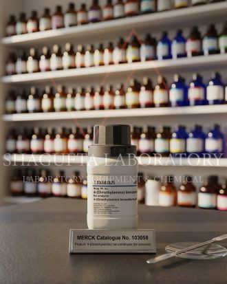 4-(Dimethylamino) Benzaldehyde Merck 1.03058 merupakan reagen laboratorium kualitas Ph Eur yang digunakan untuk analisis kimia, penelitian, sintesis organik, pengujian laboratorium, dan aplikasi quality control industri. Produk original Merck dengan kemurnian tinggi dan stabilitas optimal untuk kebutuhan laboratorium profesional.
