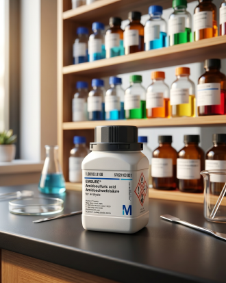 Amidosulfuric Acid EMSURE 5GR Merck 1.00103 Analytical Grade untuk Laboratorium & QC (REPACK)