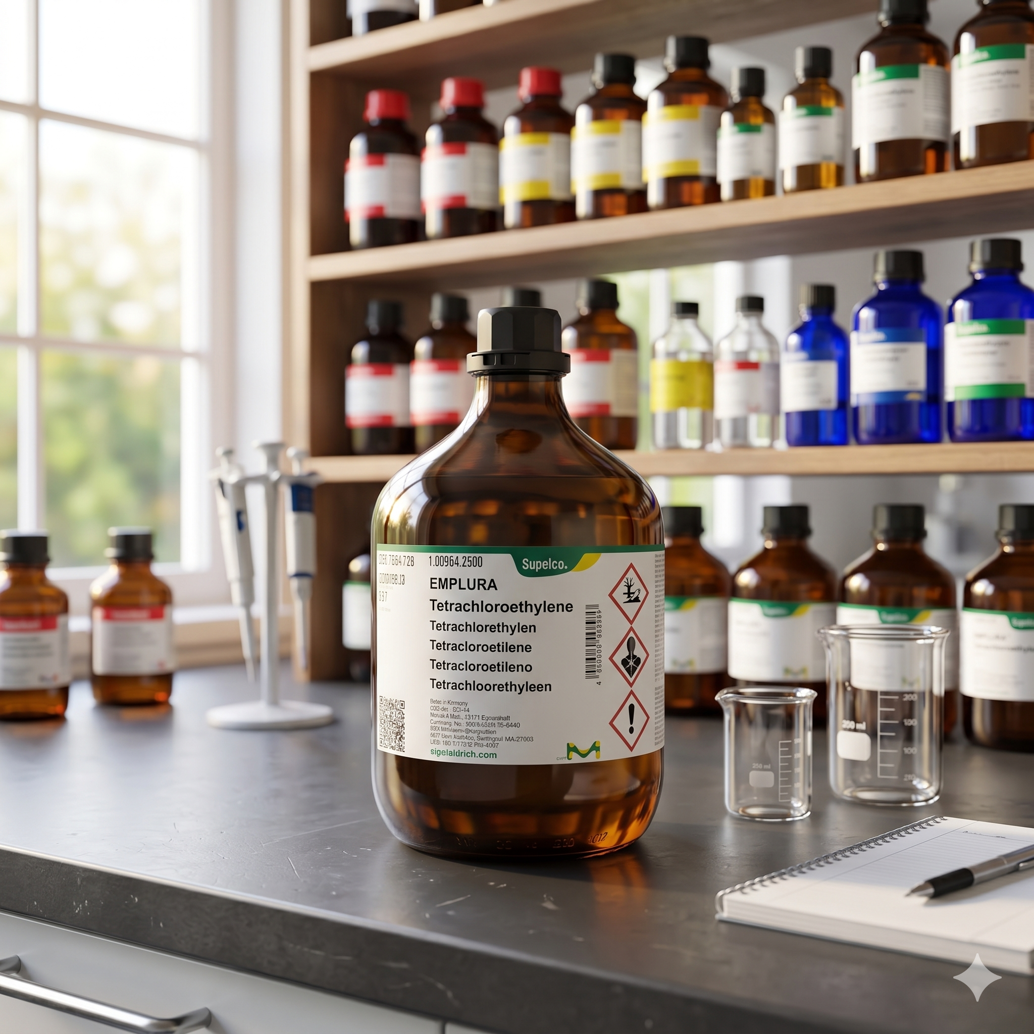 Tetrachloroethylene EMPLURA Merck 2.5 Liter – Perchloroethylene untuk Laboratorium & Industri