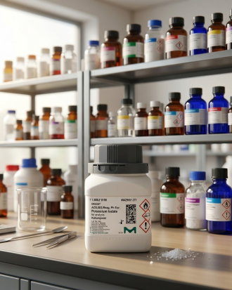 Potassium Iodate EMSURE® Merck 105051 adalah bahan kimia analytical grade berkualitas tinggi untuk kebutuhan laboratorium, penelitian, quality control, pendidikan, dan aplikasi industri. Memenuhi standar ACS, ISO, dan Reag. Ph Eur untuk hasil analisis yang akurat dan konsisten.