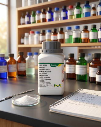 Benzoic Acid ACS Reag Ph Eur Supelco Merck 1.00136 Analytical Grade untuk Laboratorium