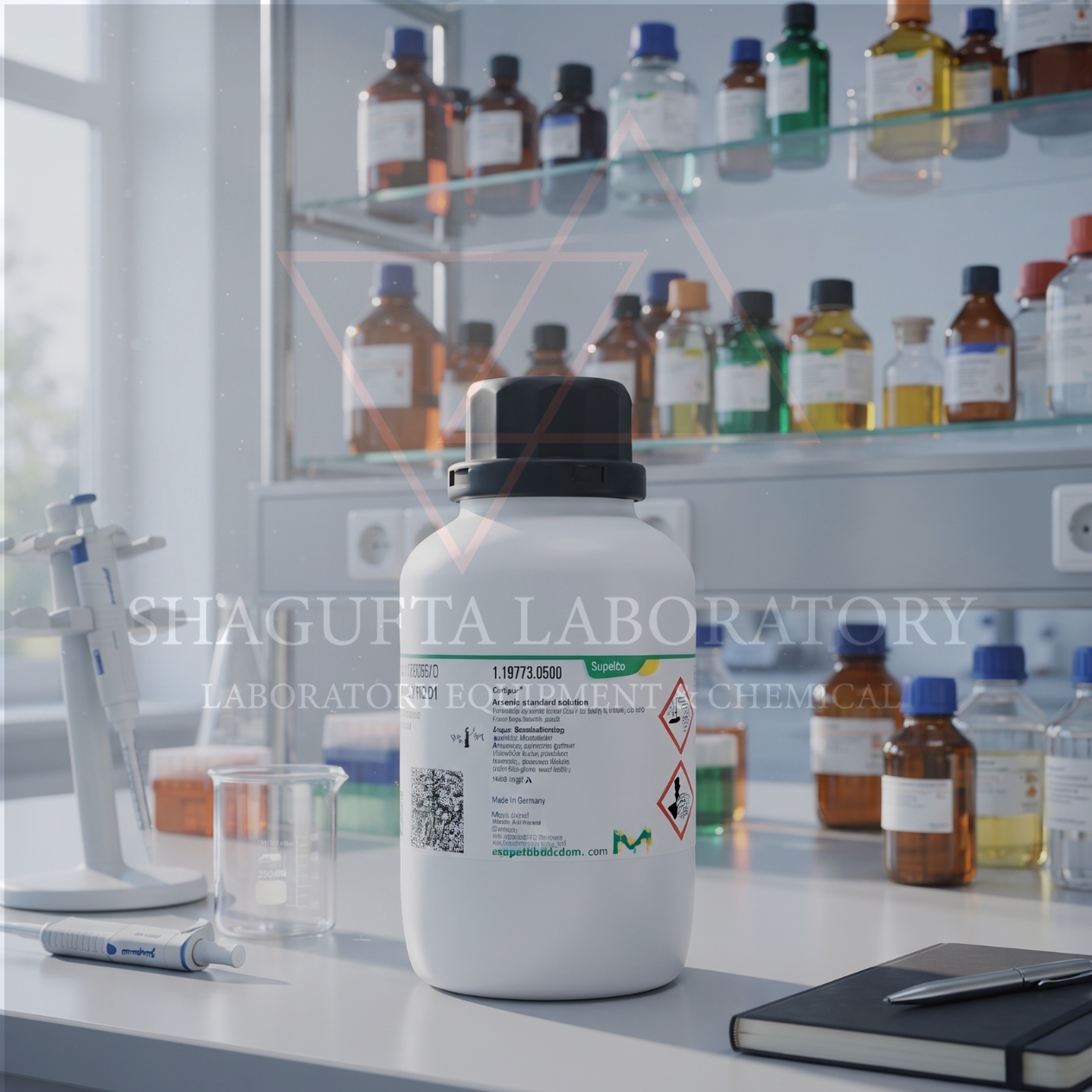 Arsenic Standard Solution 1000 mg/L As Traceable to SRM NIST Supelco Certipur® for AAS ICP ICP-MS 500ML ORIGINAL
