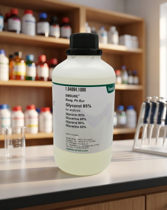 Glycerol 85% EMSURE® Reag. Ph Eur 1L Merck 104094 – Glycerin 85% untuk Analisis Laboratorium