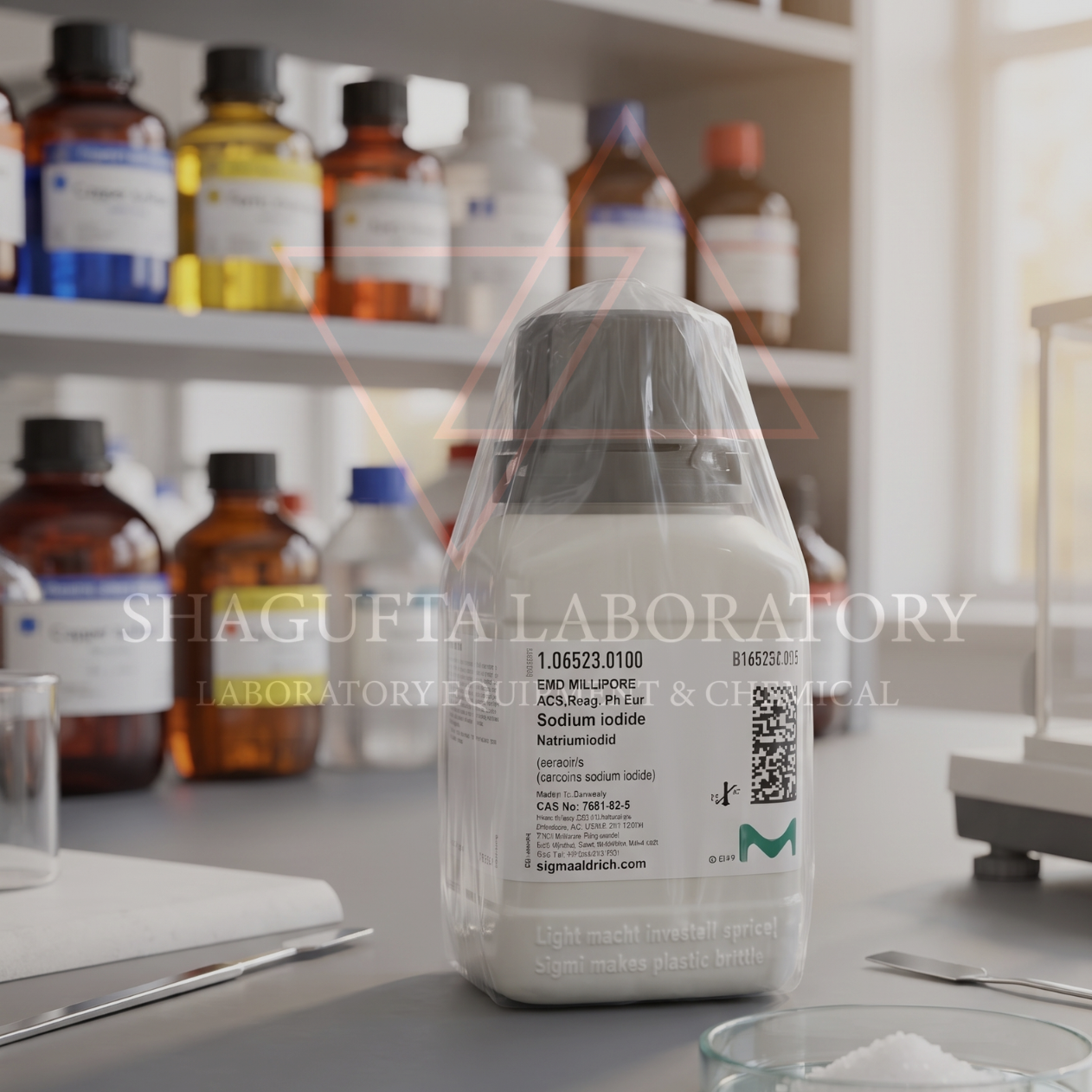 Merck Sodium Iodide 106523 100GR Grade for Analysis (EMSURE®) – Sodium Iodide / Natrium Iodida / Natrium Yodida / Sodium Iodide Anhydrous / NaI