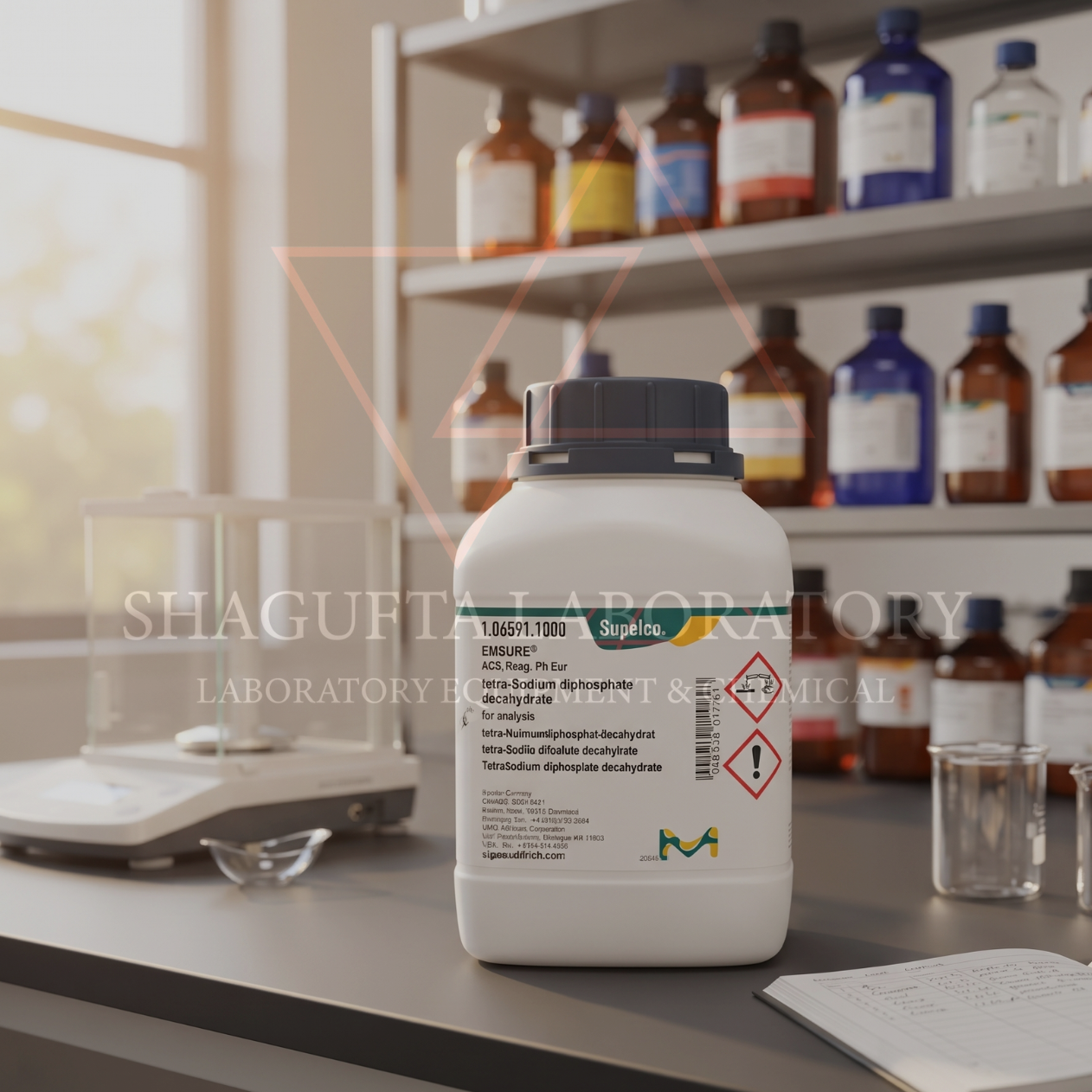 TETRA-SODIUM DIPHOSPHATE DECAHYDRATE MERCK 106591 1KG ORIGINAL