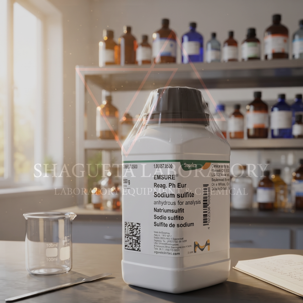 SODIUM SULFITE FOR ANALISYS 500GR MERCK 106657 / NATRIUM SULFIT PRO ANALIS